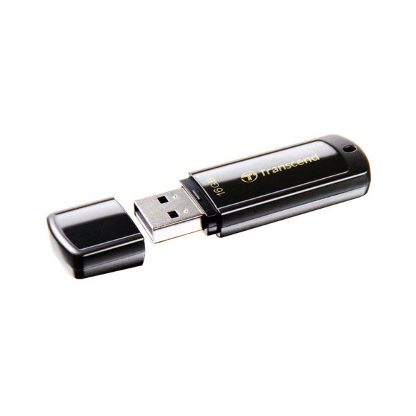 TRANSCEND JetFlash 350 - Flash Drive - 16GB - Black