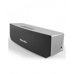Bluedio BS-3 (Camel) Wireless Portable Mini Bluetooth Home Theater Party Speaker with 3D Stereo Sound - Silver
