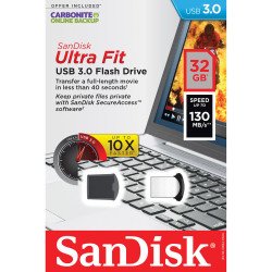 Sandisk Ultra Fit USB 3.0 Flash Drive 32GB