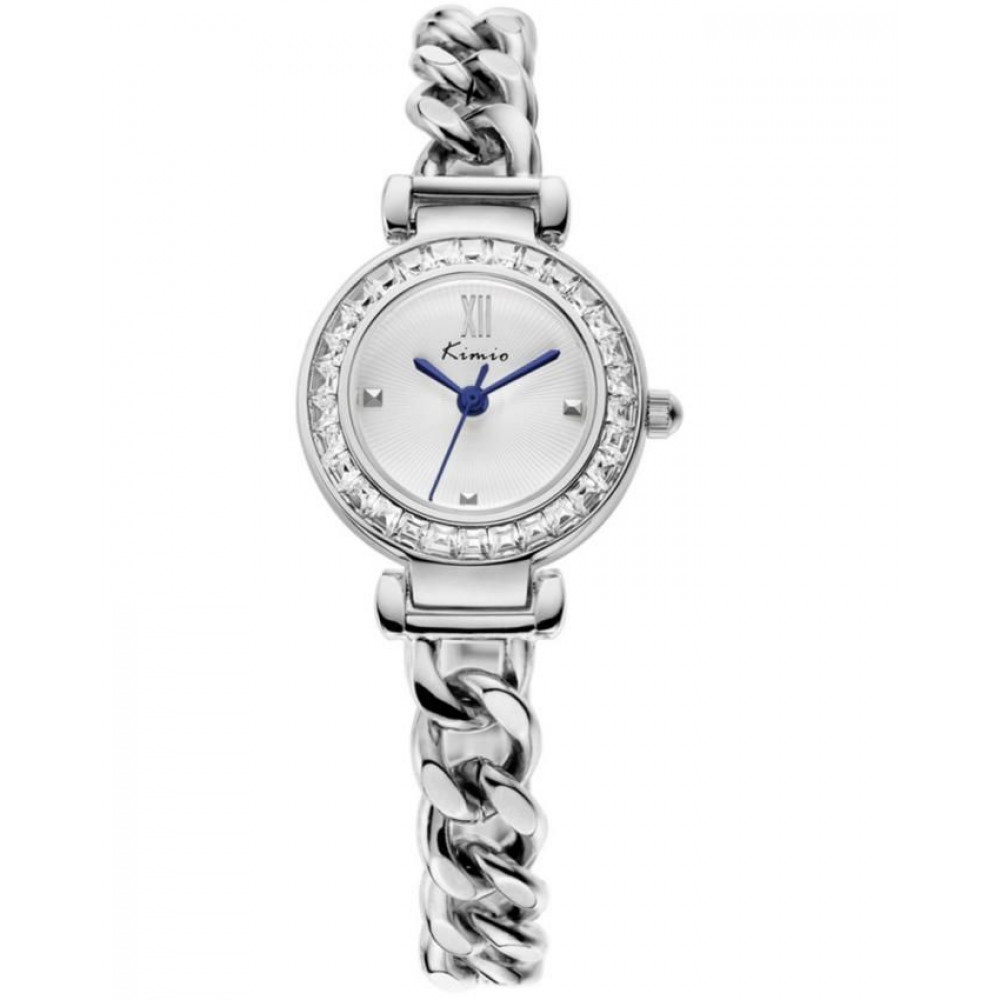 KIMIO Silver Crystal Luxury Ladies Watch | Instok Online Shopping