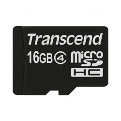 TRANSCEND Memory Card - Micro SD - 16GB - Class 4
