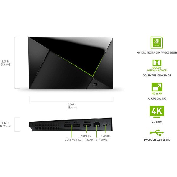 NVIDIA SHIELD Android TV Pro HDR 4K Streaming Media Player - 2019