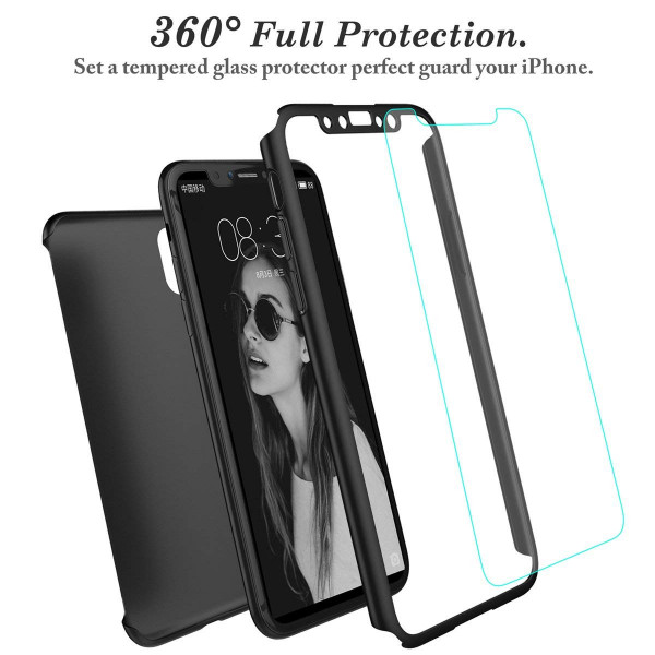360 Full Cover Protect Case For iPhone X/XS