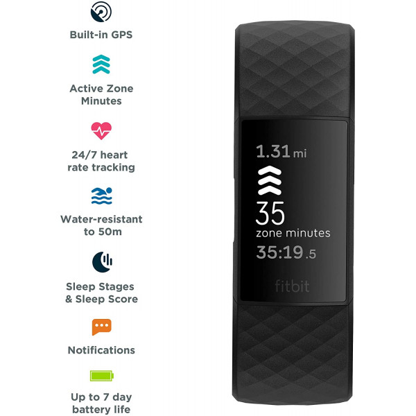 Fitbit Charge 4 Fitness and Activity Tracker with GPS