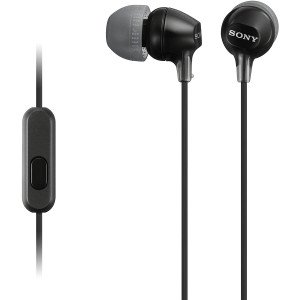 Sony MDR-EX15AP In-Ear Earbud Headphones with Mic