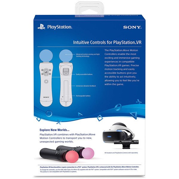 Sony PlayStation Move Motion Controllers - Two Pack 