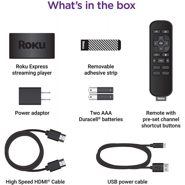 Roku Express HD Streaming Media Player Latest Model