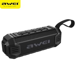 Awei Y280 IPX4 Bluetooth Speaker Power Bank with , Built-in Mic, Support FM / USB / TF Card 