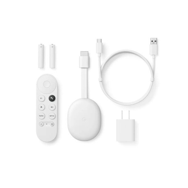 Google Chromecast with Google TV 4K - Snow