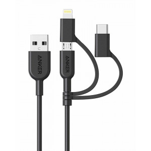 Anker Powerline II USB-A to 3 in 1 Charging Cable