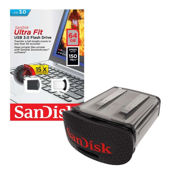 Sandisk Ultra Fit USB 3.0 Flash Drive 64GB