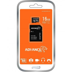 Advance microSD Memory Card - 16GB - Black