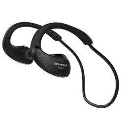Awei A885BL Wireless  Bluetooth V4.0 Waterproof Noise Reduction HiFi Earphones Headphones(Black)