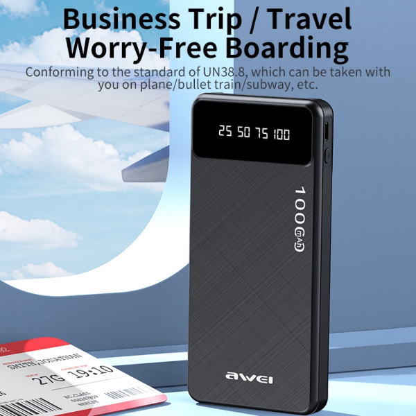 Awei P131K  Mobile Powerbank 10000mAh with Charging Cables