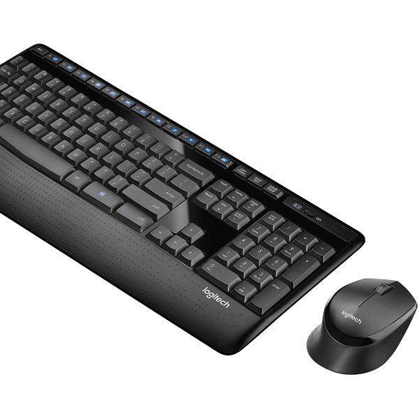 Logitech MK345 Wireless Keyboard and Optical Mouse - Black