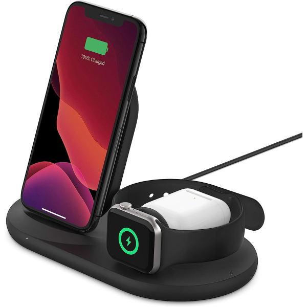 Belkin BoostCharge 3-in-1 Wireless Charger for Apple Devices