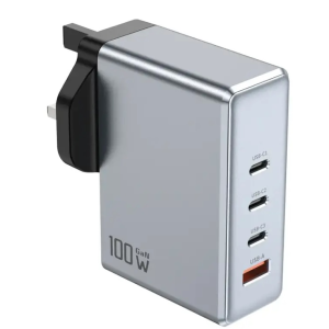 Green Lion GaN Premium UK Plug Wall Charger 100W