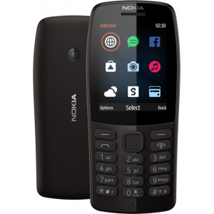 NOKIA 210  DUAL SIM 2.4" Feature Phone - Black