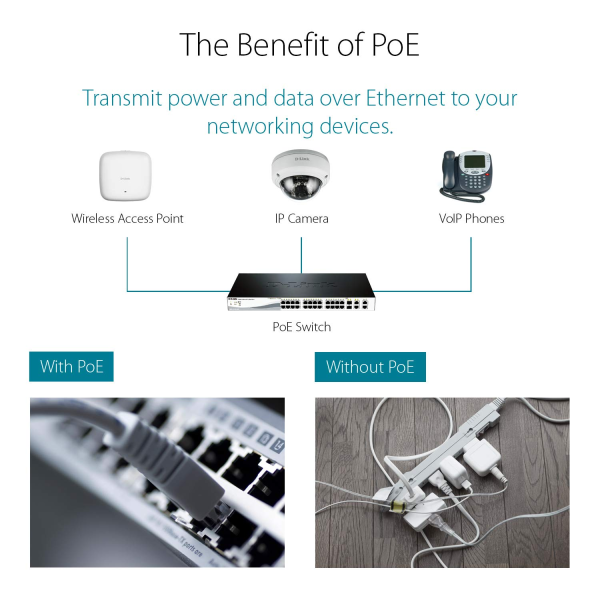 D-Link DGS-1210-52MP 52-Port Gigabit Smart Managed PoE Switch 