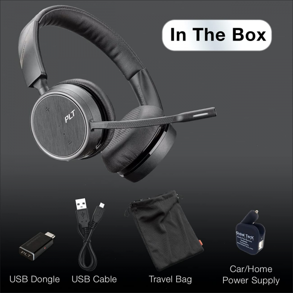 Plantronics Voyager 4220-UC Bluetooth Headset Bundle