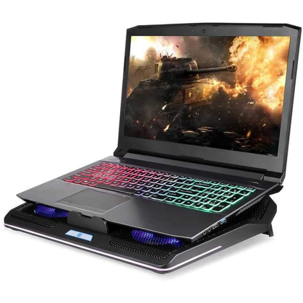 Porodo Laptop Cooling Pad for Proffessional Gaming with RGB Lighting