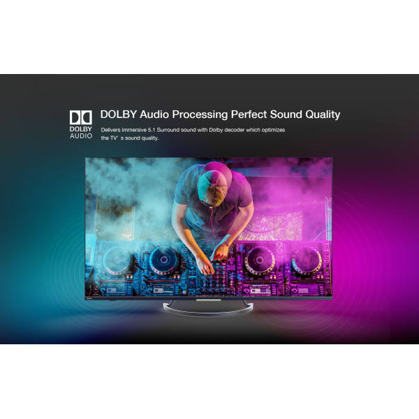 Syinix 65″ Frameless 4k Ultra HD Android TV
