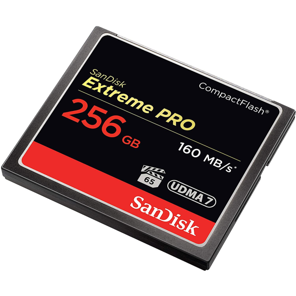 SanDisk Extreme Pro 256 GB 160 MB/s CompactFlash Memory Card