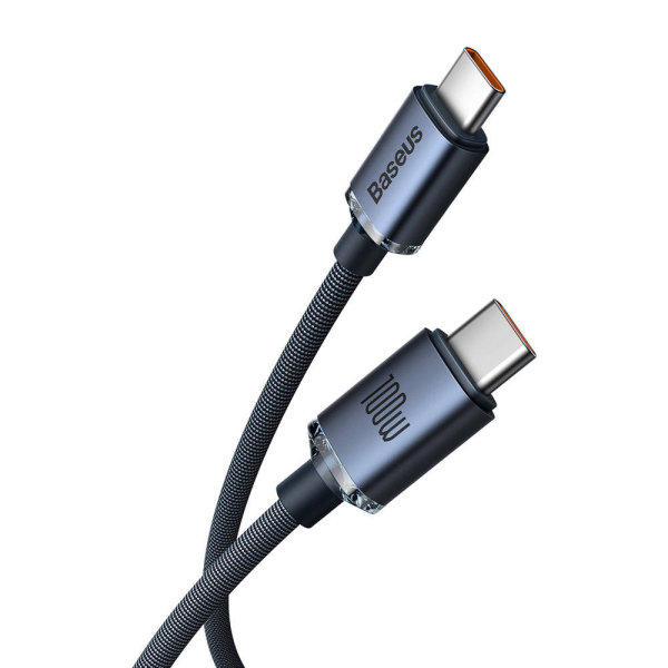 Baseus Crystal Shine Series Fast Charging Data Cable Type-C to Type-C 100W