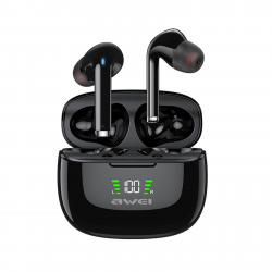 Awei TA8 Bluetooth 5.2 ANC Active Noise Reduction Wireless Bluetooth Earphone 