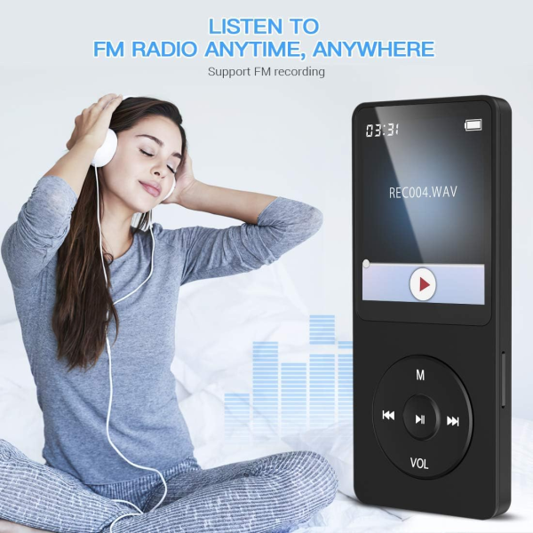 AGPTEK A02 Portable MP3 Player 16GB