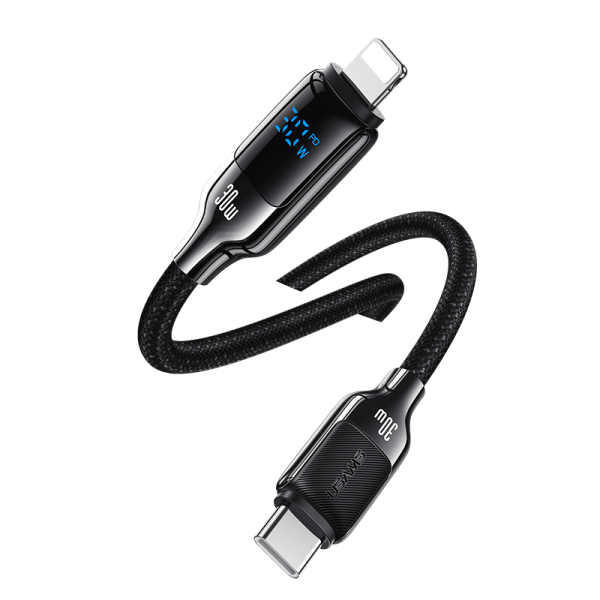 USAMS USB-C To Lightning Braided Cable 30W - 1M