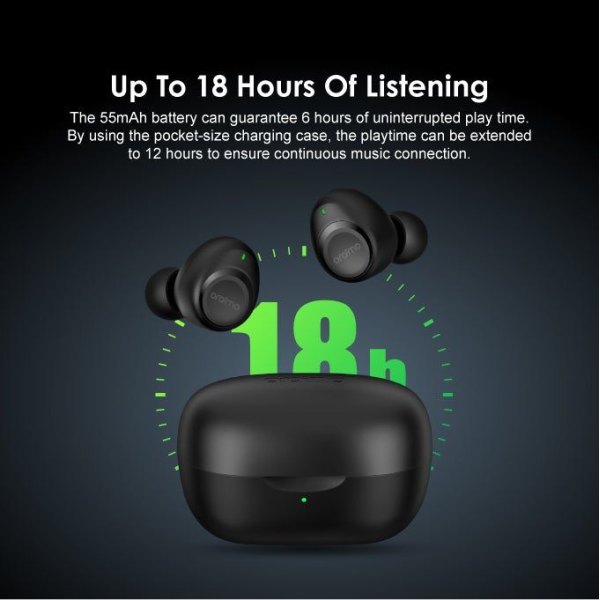 oraimo AirBuds 2 Stereo Bass True Wireless In-Ear Earbuds