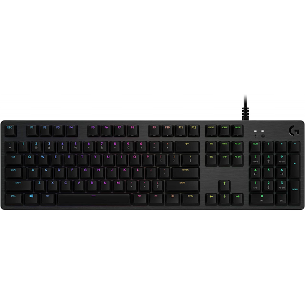 Logitech G513 Carbon LIGHTSYNC RGB Mechanical Gaming Keyboard with GX Blue Switches