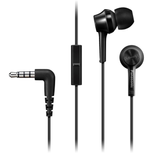 Panasonic RP-TCM115-K Canal-Type In-Ear Headphones (Black)