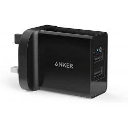 Anker USB Charger 4.8A/24W 2-Port USB Wall Charger