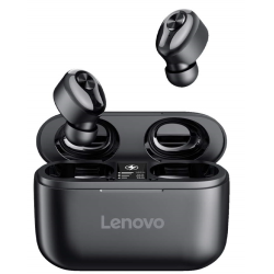 Lenovo HT18 True Wireless Stereo Earbuds with Mic & POWERBANK (Black) 