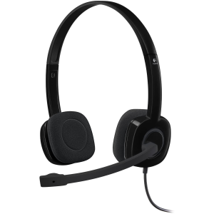 Logitech H151 3.5 mm Analog Stereo Headset  with Boom Microphone 