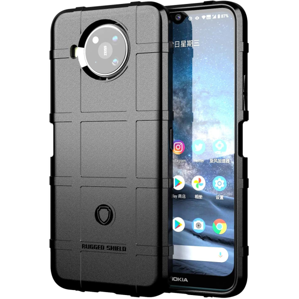 Rugged Shield  Heavy Duty Shockproof Military Grade Case for Nokia 8.3, 2.4,3.4