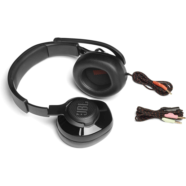 JBL Quantum 200 - Wired Over-Ear Gaming Headphones - Black