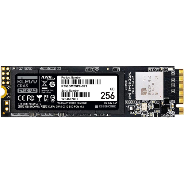 Klevv Cras C710 256GB M.2 NVMe SSD 