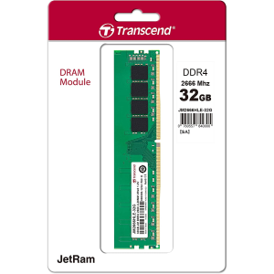 Transcend 32GB DDR4 2666 MHz Desktop RAM