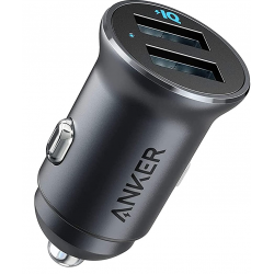 Anker PowerDrive 2 Alloy - 24W Dual USB Car Charger