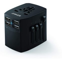 Anker Universal Travel Adapter with 4 USB Ports