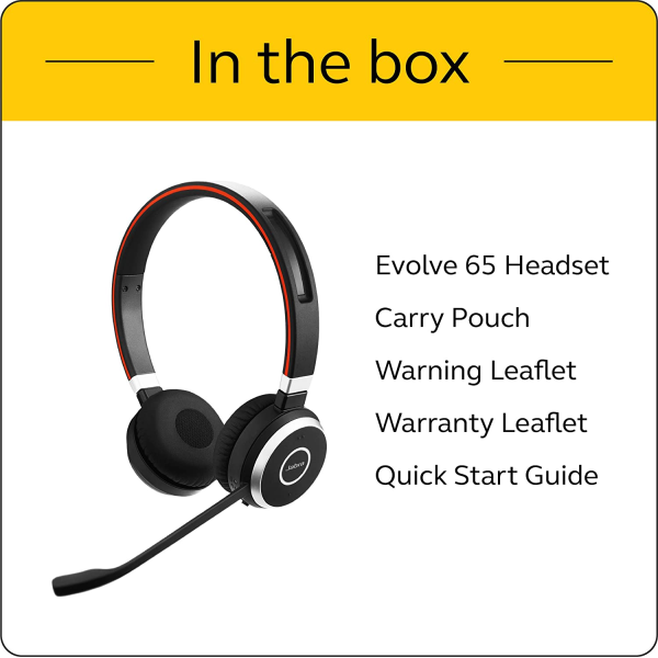 Jabra EVOLVE 65 MS Stereo Bluetooth Headset