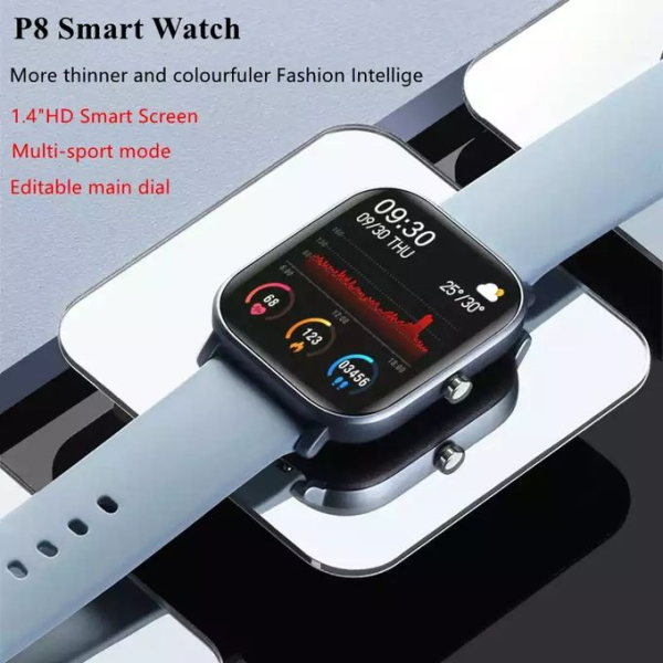 Colmi P8 Smart Watch Calls Sms Alerts-Black