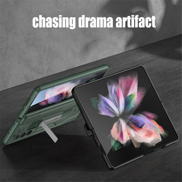 GKK Magnetic Stand Hinged Armor Glass Screen Case For Samsung Galaxy Z Fold 4 5G