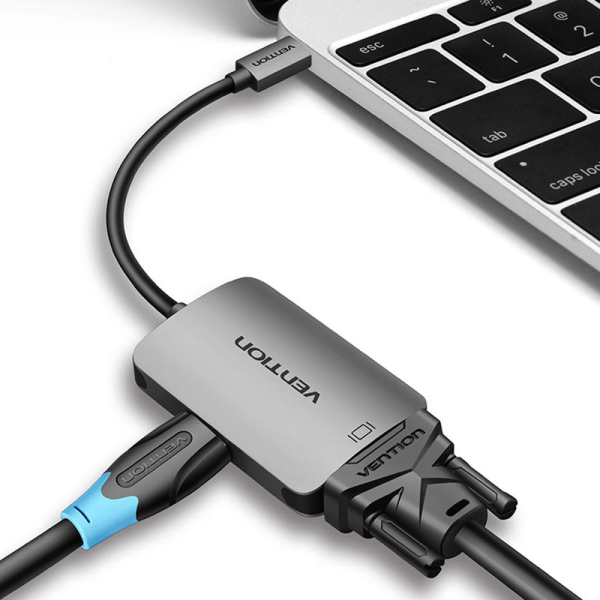 Vention USB C to HDMI 4K and VGA Converter 