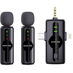 Green Lion GM-80X 3-In-1 Dual Wireless Microphone 