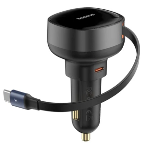 Baseus Enjoyment Pro Retractable USB-C Car Charger 30W