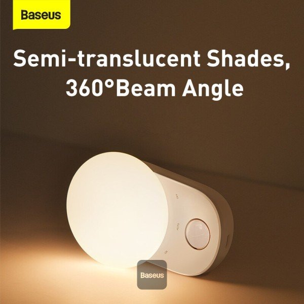 Baseus Sunshine Series Full Moon Induction Night Light 